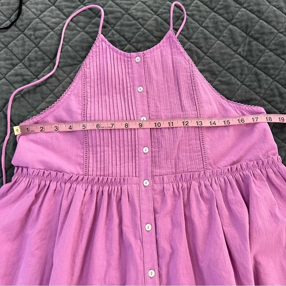 Free People Mini Dress Women’s Medium Desert Days Dramatic Orchid Halter S - Picture 8 of 10